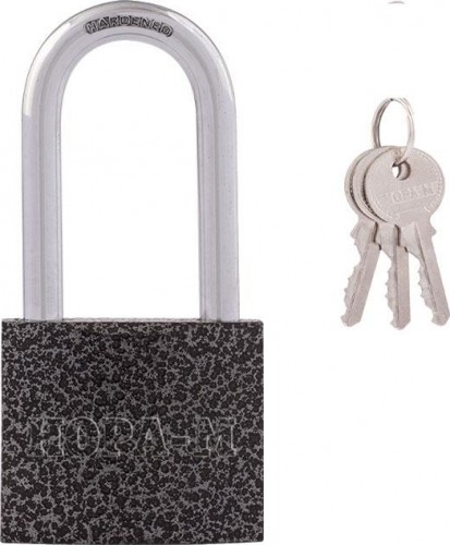 Замок навесной НОРА-М ЗН-800дд с длинной дужкой "Темный" 50 мм 16815