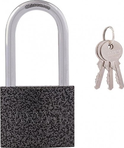 Замок навесной НОРА-М ЗН-800дд с длинной дужкой "Темный" 60 мм 16816