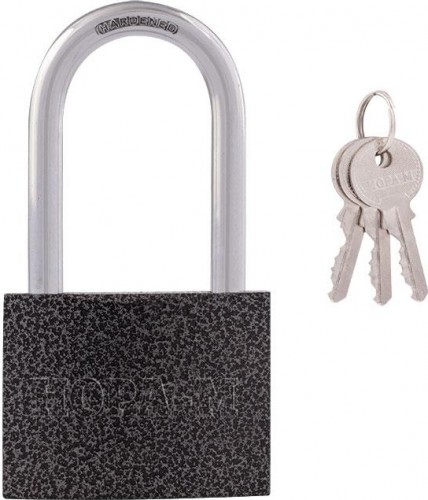 Замок навесной НОРА-М ЗН-800дд с длинной дужкой "Темный" 70 мм 16817