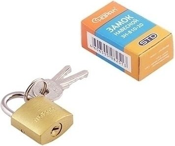 Замок навесной НОРА-М ЗН-810 "Латунь" 20 мм 16875 - изображение 2