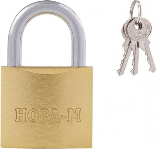 Замок навесной НОРА-М ЗН-810 "Латунь" 38 мм 16878