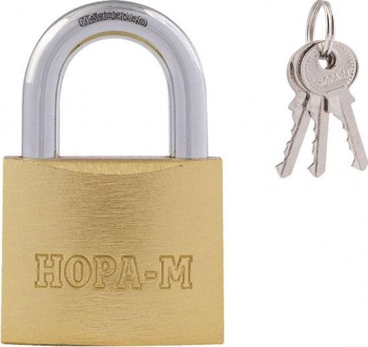 Замок навесной НОРА-М ЗН-810 "Латунь" 50 мм 16879