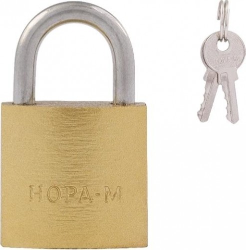 Замок навесной НОРА-М ЗН-810 "Латунь" 20 мм 16875