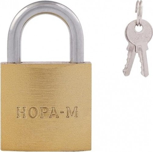Замок навесной НОРА-М ЗН-810 "Латунь" 25 мм 16876