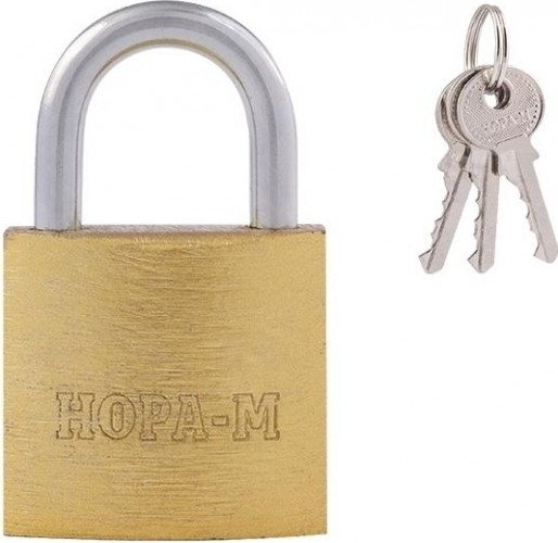 Замок навесной НОРА-М ЗН-810 "Латунь" 32 мм 16877