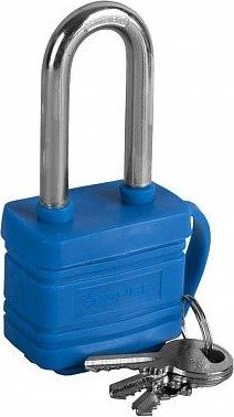 Замок навесной ЗУБР ЭКСПЕРТ всепогодный, удлиненная дужка, 40мм 37212-40