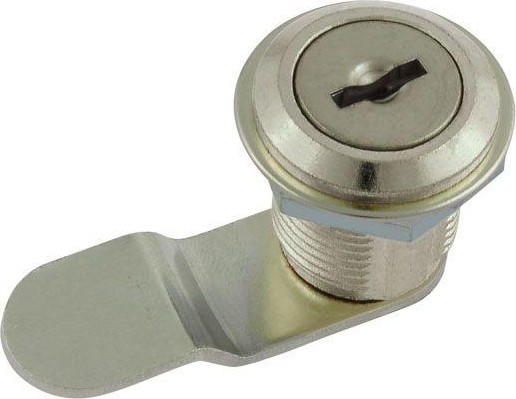 Замок почтовый НОРА-М 6103 ИП для ящика с изогнутой планкой "Никель" 8473