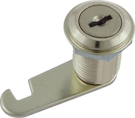 Замок почтовый НОРА-М 6103 ПП для ящика с прямой планкой "Никель" 25 мм 8483