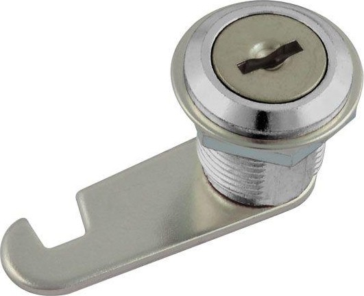 Замок почтовый НОРА-М 6103 ПП для ящика с прямой планкой "Хром" 16 мм 8477