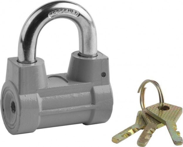 Замок STAYER MASTER навесной облегченный, дисковый механизм секрета, 6 37149-60