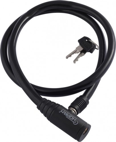 Замок-трос НОРА-М №20 велосипедный "Черный" 6х800 мм 13905