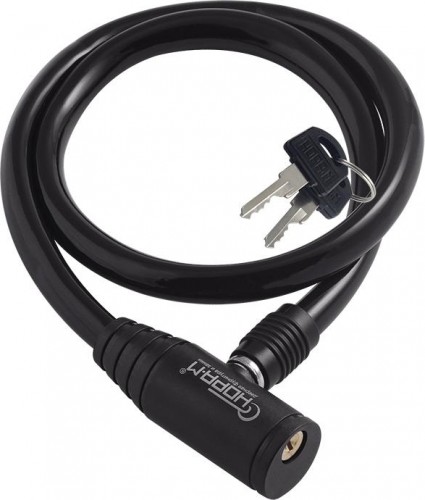 Замок-трос НОРА-М №20 велосипедный "Черный" 8х650 мм 18986