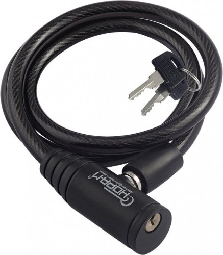 Замок-трос НОРА-М №22 велосипедный "Черный" 8х800 мм 18995