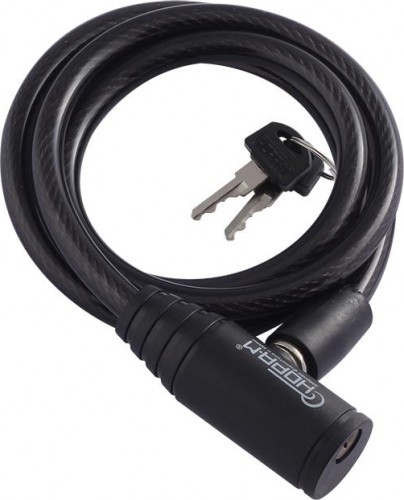 Замок-трос НОРА-М №22 велосипедный "Черный" 8х1000 мм 13908