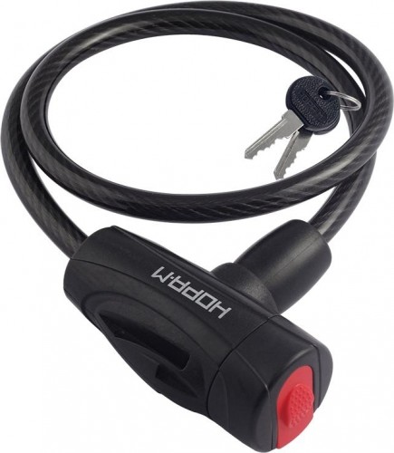 Замок-трос НОРА-М №23 велосипедный "Черный" 8х650 мм 18996