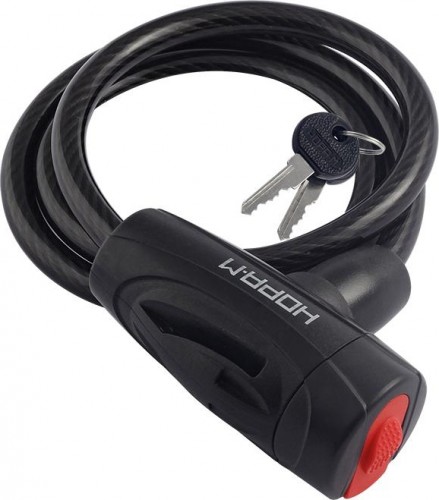 Замок-трос НОРА-М №23 велосипедный "Черный" 8х800 мм 18997