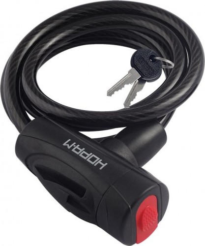 Замок-трос НОРА-М №23 велосипедный "Черный" 8х1000 мм 13909