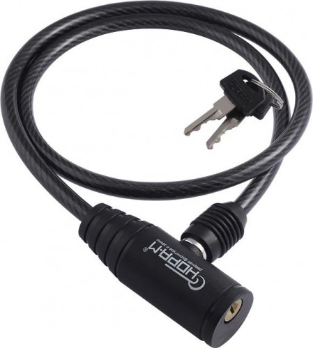 Замок-трос НОРА-М №24 велосипедный "Черный" 6х650 мм 13910