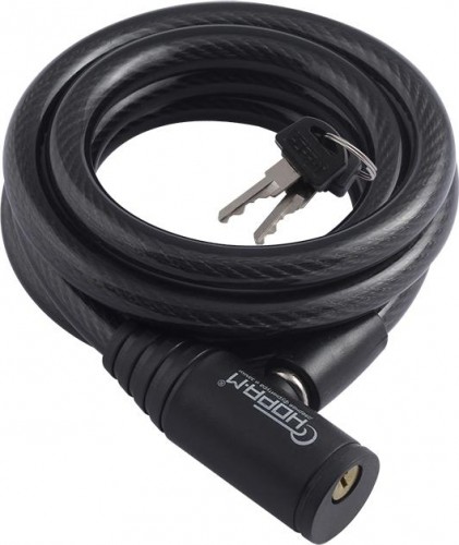 Замок-трос НОРА-М №24 велосипедный "Черный" 10х1500 мм 18293