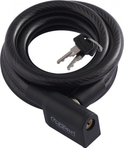 Замок-трос НОРА-М №25 велосипедный "Черный" 10х1200 мм 18295