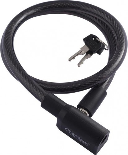 Замок-трос НОРА-М №25 велосипедный "Черный" 10х650 мм 13912