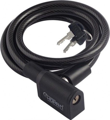 Замок-трос НОРА-М №25 велосипедный "Черный" 8х1000 мм 19001