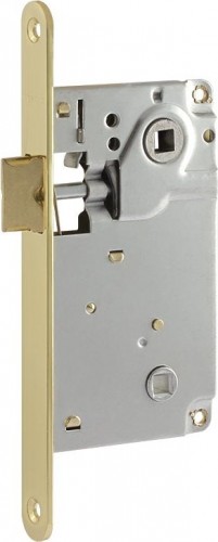 Замок врезной НОРА-М 13-90 под фиксатор "Золото" 8554