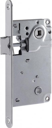 Замок врезной НОРА-М 13-90 под фиксатор "Хром" 8555