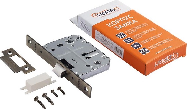 Замок врезной НОРА-М 2070-70 ПП "Старая бронза" 14480 - изображение 3