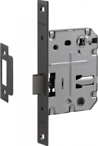 Замок врезной НОРА-М 2070-70 ППП с пластик. ригелем "Графит" 18896