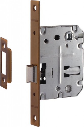 Замок врезной НОРА-М 2070-70 ПП "Матовый кофе" 17220