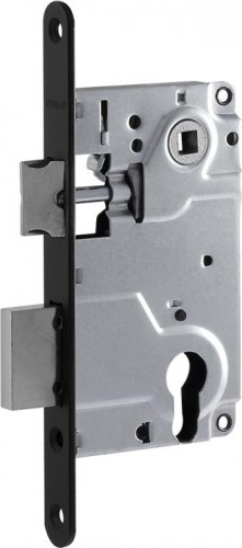 Замок врезной НОРА-М 25-85 цилиндровый "Черный" 18514