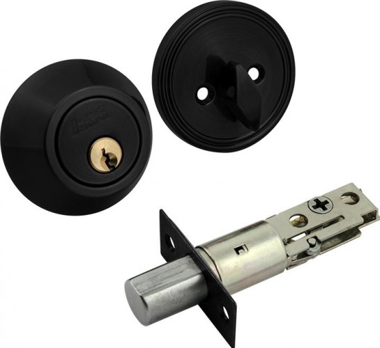 Замок врезной НОРА-М D1 цилиндровый "Черный" 19097