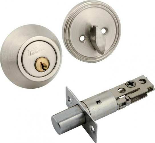 Замок врезной НОРА-М D1 цилиндровый "Матовый никель" 13477