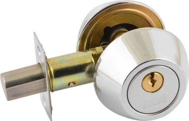 Замок врезной НОРА-М D2 цилиндровый "Хром" 8946