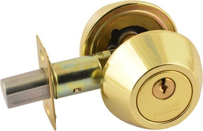 Замок врезной НОРА-М D2 цилиндровый "Золото" 8945