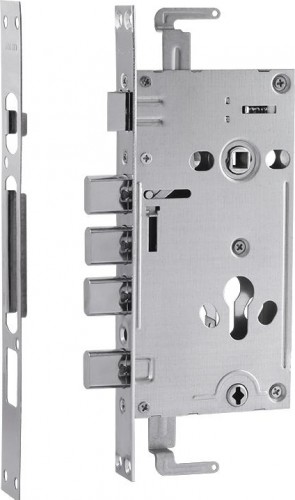 Замок врезной НОРА-М КЗВР-1 для китайских дверей "Хром" 9133