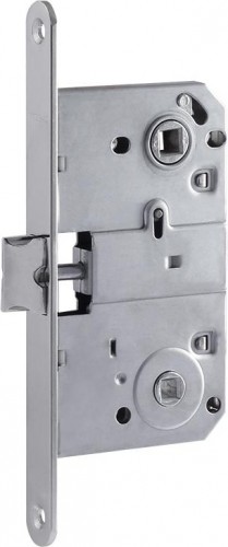 Замок врезной НОРА-М М13-90 под фиксатор "Хром" 9619