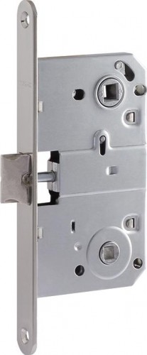 Замок врезной НОРА-М М13-90 под фиксатор "Матовый никель" 18526