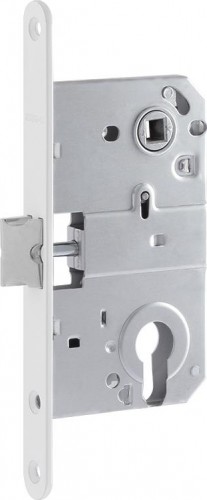 Замок врезной НОРА-М M25-85 цилиндровый "Белый" 18584