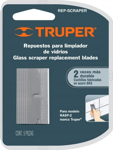 Запасные лезвия TRUPER REP-SCRAPER для скребка (5шт) 16952 - изображение 2