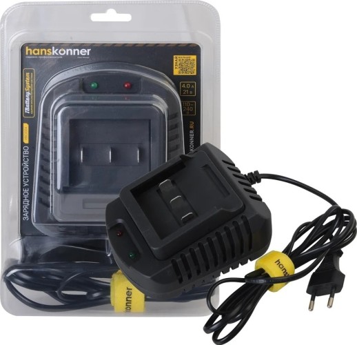 Зарядное устройство 18В Li-Ion HANSKONNER HBC2004 - изображение 3