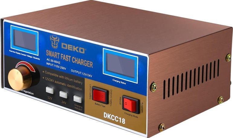 Зарядное устройство DEKO DKCC18 12/24в, 18а 051-8054