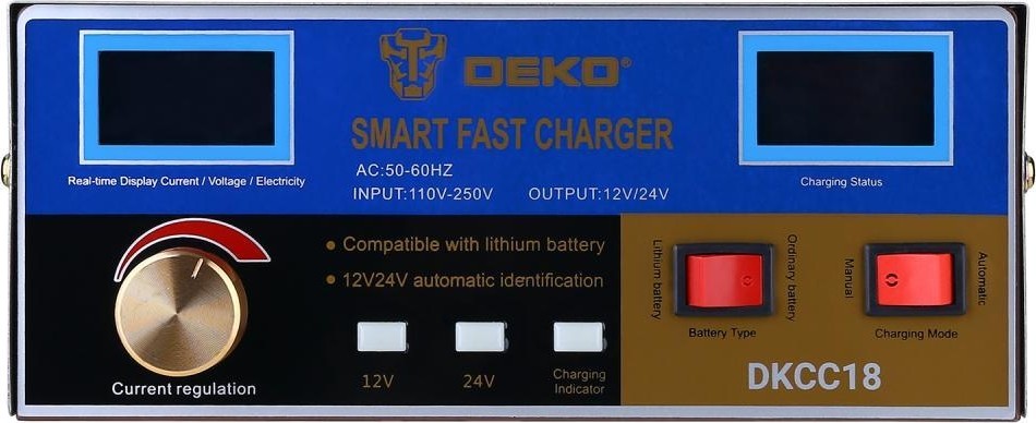 Зарядное устройство DEKO DKCC18 12/24в, 18а 051-8054 - изображение 4