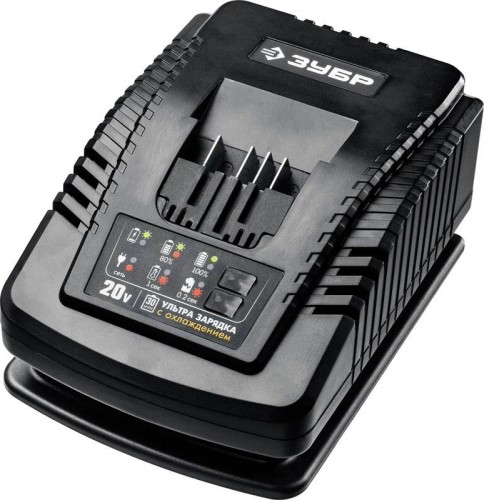 Зарядное устройство для АКБ ЗУБР 20 В, 6 А Li-Ion RT7-20-6