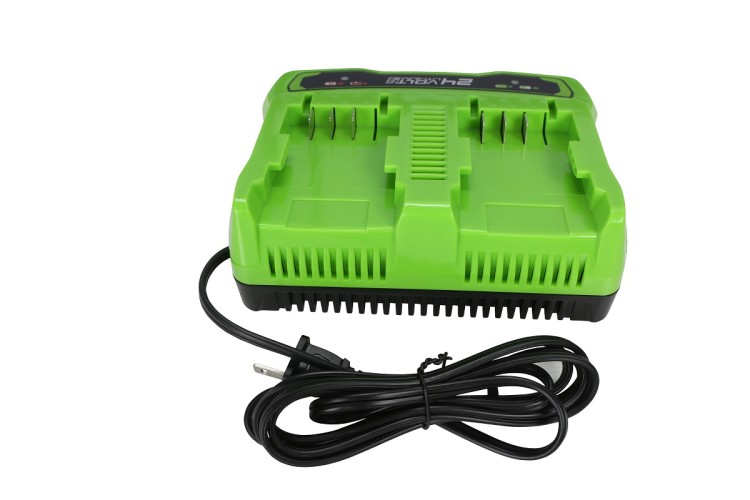 Зарядное устройство для аккумуляторов GREENWORKS 24.0V G24X2UC2 двухпостовое 2931907 - изображение 4