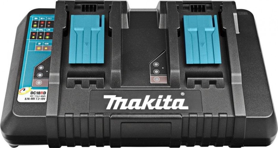 Зарядное устройство для аккумуляторов MAKITA DC 18 RD (630876-7) (без. упак) два поста, быстрая LXT 18 630876-7