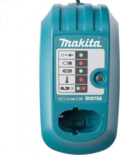 Зарядное устройство для аккумуляторов MAKITA DC07SA (li-ion, 7,2в) 194320-3 - изображение 2