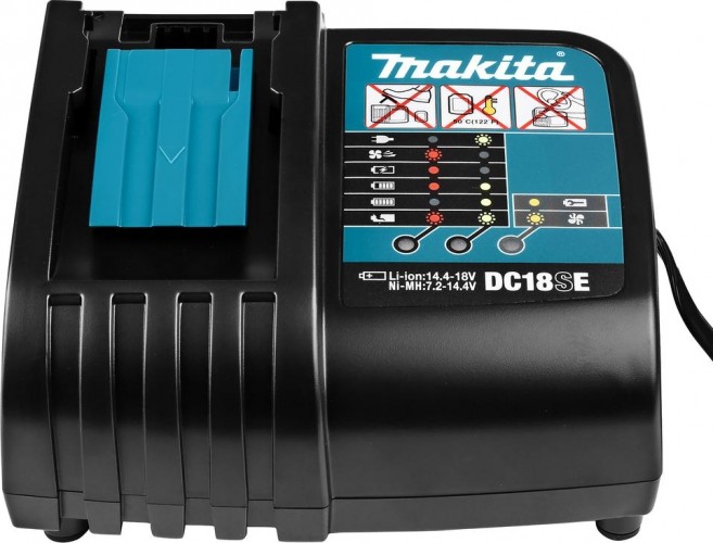 Зарядное устройство для аккумуляторов MAKITA DC 18 SE (194621-9) автомобильное  LXT 18 194621-9 - изображение 3