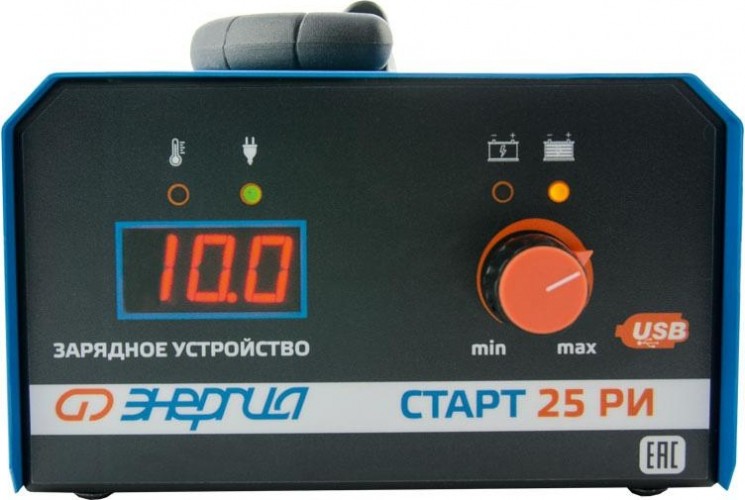 Зарядное устройство ЭНЕРГИЯ СТАРТ 25 РИ Е1701-0003 - изображение 5